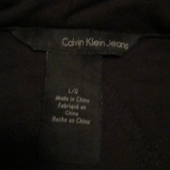 Calvin Klein black jacket with iron-on patch - Picture 5 of 5